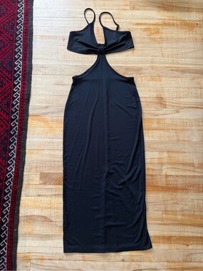 Black Cutout Maxi Dress